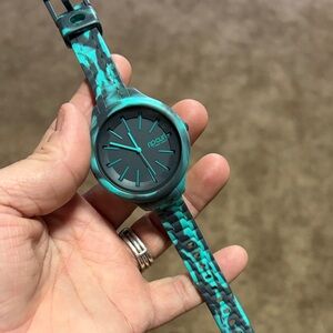 Rip curl waterproof Teal and Black Watch